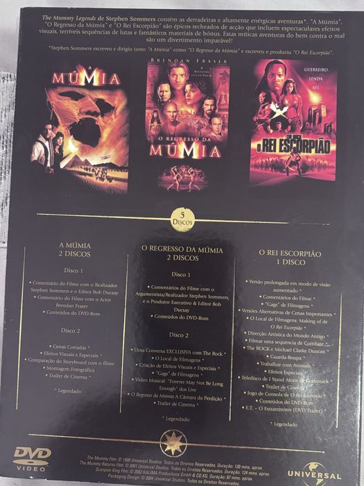 A MÚMIA – Trilogia Completa (DVD) | Edição Especial