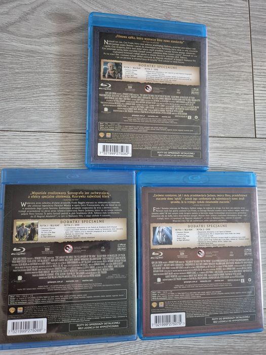 Trylogia: Władca Pierścieni  blu ray