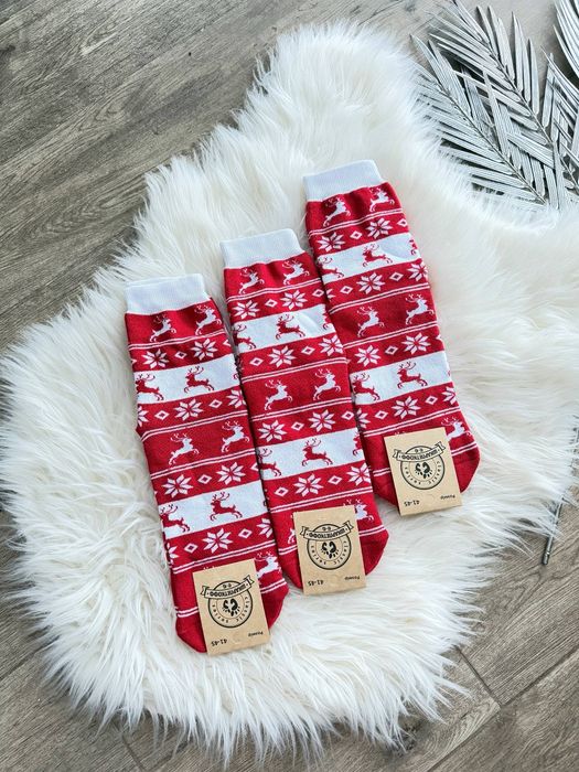 Новорічні Шкарпетки махрові