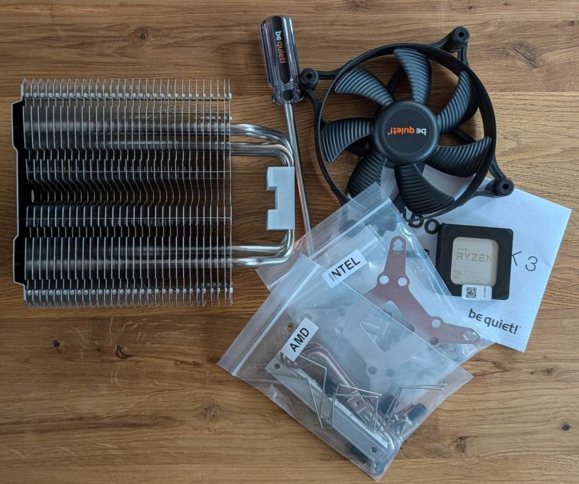 AMD Ryzen 5 5600G + chłodzenie be quiet! Shadow Rock 3 120mm TDP 190W