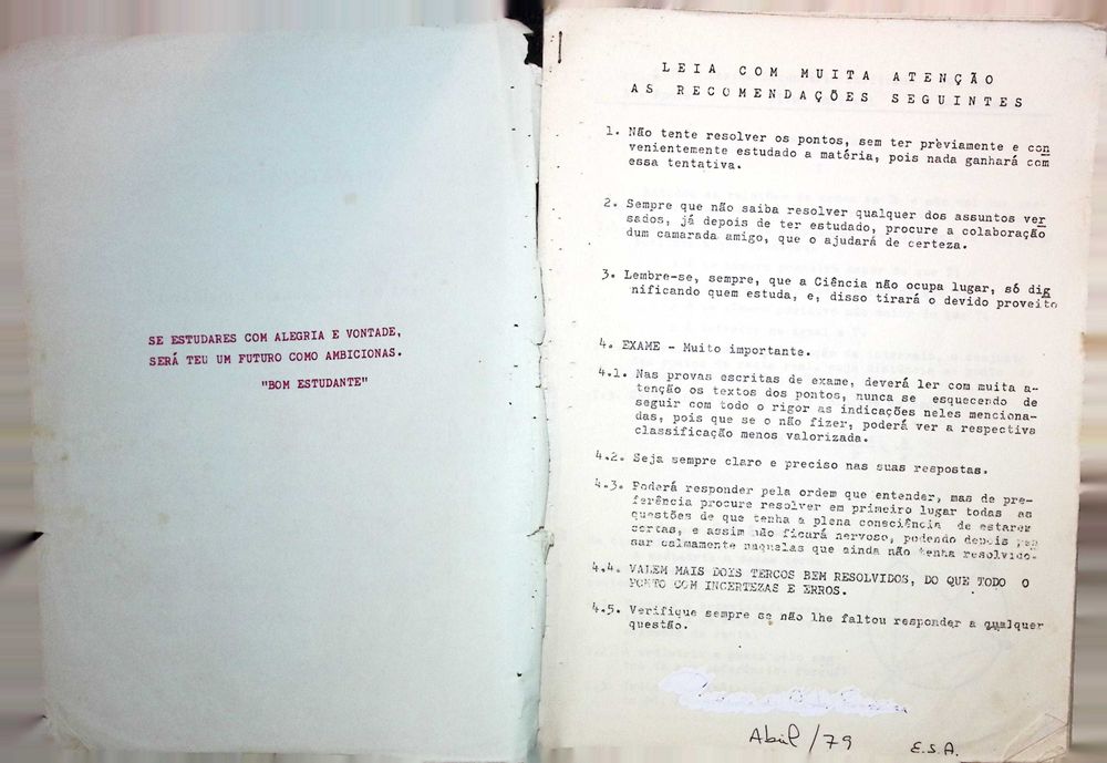 Provas de exame de Matemática - 9º ano