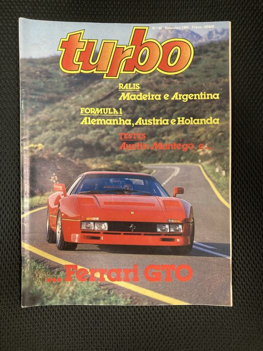 Revistas Automóvel, Turbo, antigas