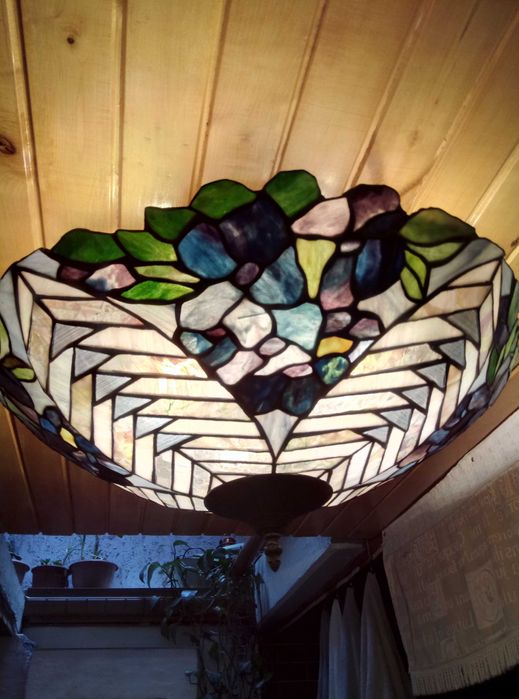 Plafon witrażowy. Bydgoszcz. Szwederowo.