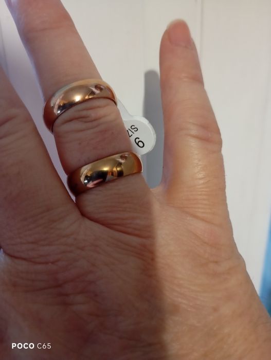 Обручка жіноча 16,17, 18, 19,20,21 розмір (медичне золото)