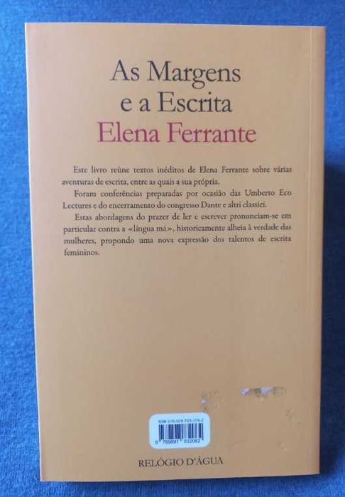 As Margens e a Escrita - Elena Ferrante