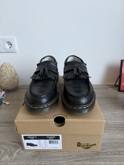 Лофери Dr. Martens Adrian Ys Black Smooth 22209001 Loafers