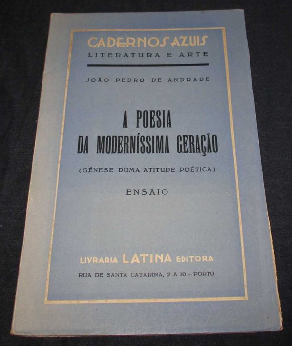 Livro A Poesia da Moderníssima Geração Ensaio