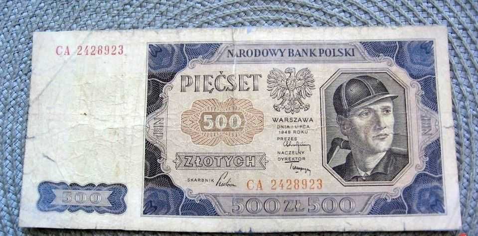 Polska 500 zł 1948r