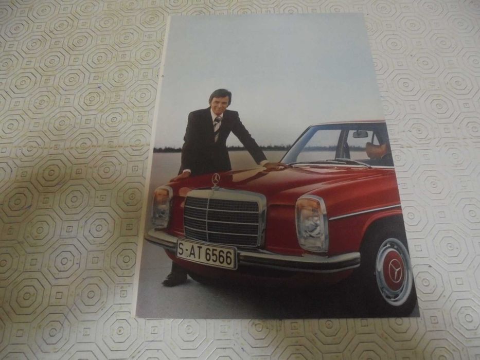 Publicidades de carros da Mercedes-Benz dos anos 70/80