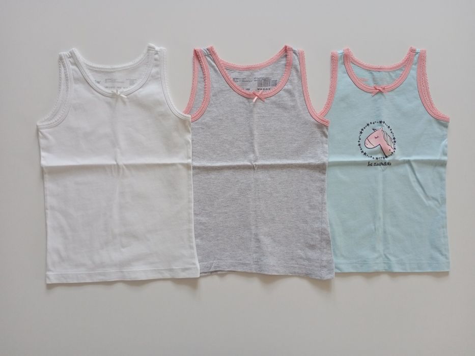 Zestaw ubranek letnich dla dziewczynki r 98/104.