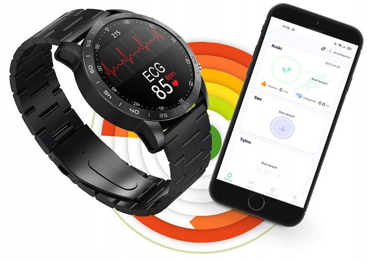 Smartwatch Zegarek 454x454 Pl Ekg Indukcja Rozmowy