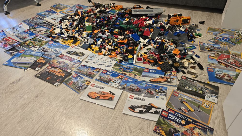 Duży zestaw klocków lego