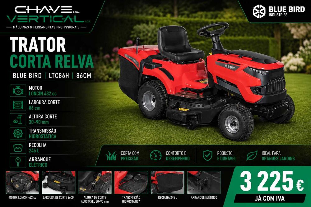 TRATOR CORTA RELVA | BLUE BIRD | CORTE 86CM  LL29