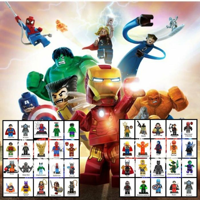 Klocki figurki Avengers figurki DC figurki Marvel kompatybilne z Lego Avengers klocki marvel klocki dc