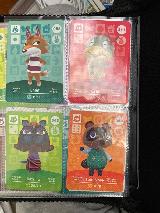 Cartas Amiibo Animal Crossing