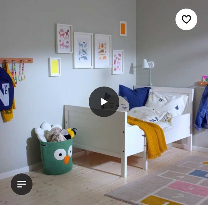 Cama Extensível com colchão e estrado