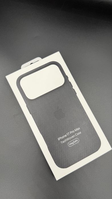 Etui ze tkaniny TechWoven Magsafe do iphone 17 Pro Max Black