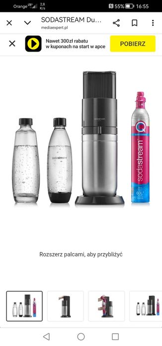 Soda stream Saturator SODASTREAM Duo Czarny +