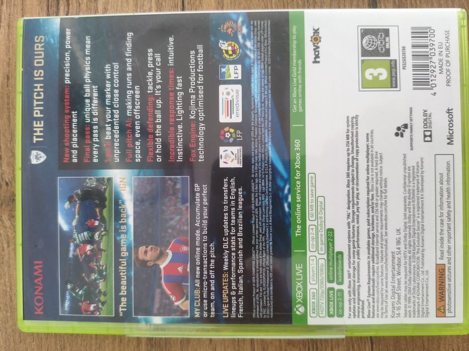 Pro Evolution Soccer 2015 PES day one edition stan idealny wersja angielska