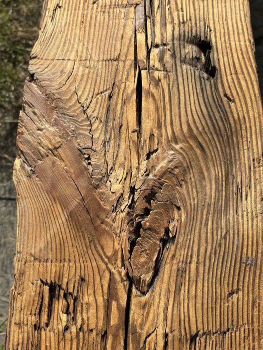 Starożytne drewno stodoły (ręcznie ciosane, ponad 100 lat)