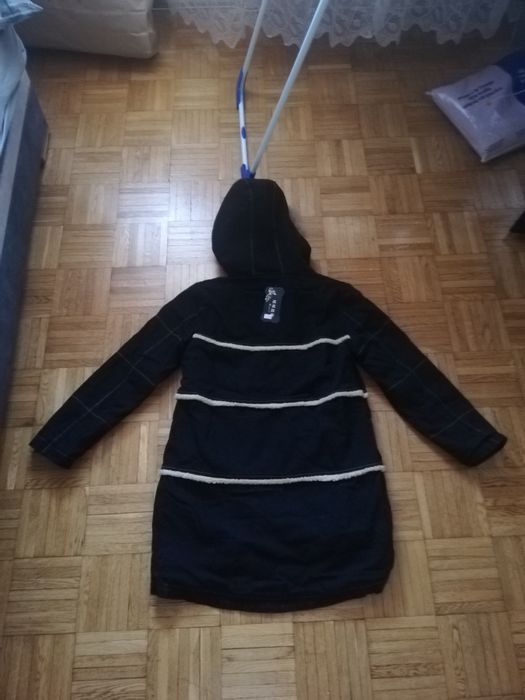 Nowa Kurtka długi płaszcz zimowy w r M/L
