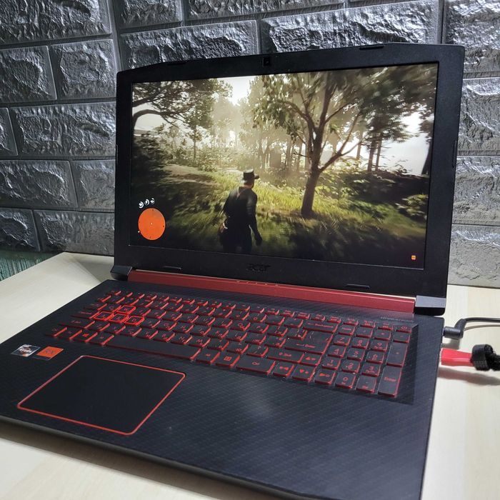 Асеr nitro 5 Ryzen 5 gtx 1650ti 4g 144гц ram 16 ssd 512 бат 92% 4-5ч