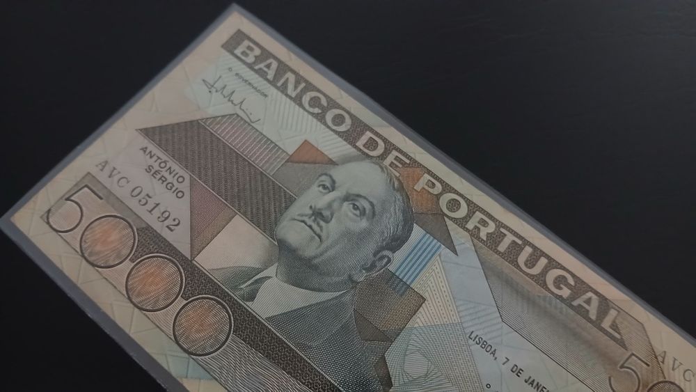 Nota de 5000 Escudos de 1986