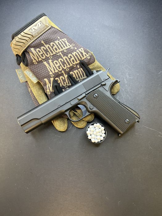 Металевий пістолет Colt Duble Eagle - модель V11 чорний (іграшка)