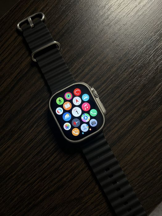 Смарт годинник H14 Ultra 49 мм,AMOLED+2ремінці