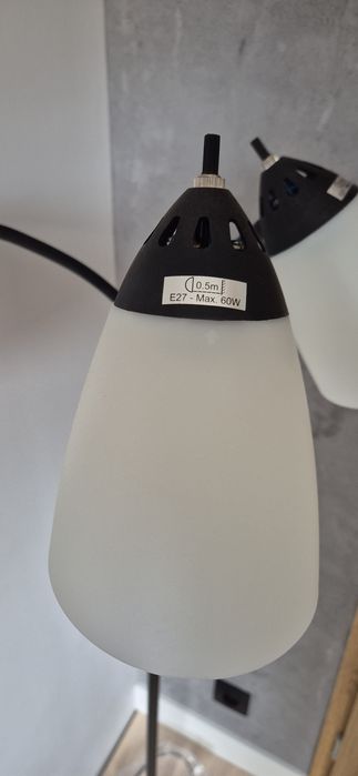 Lampa stojąca podłogowa potrójna