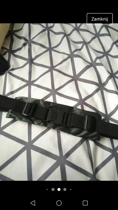 Saszetka, nerka na gumce, pasek z zamkiem, sportowa, Harry Styles, ado