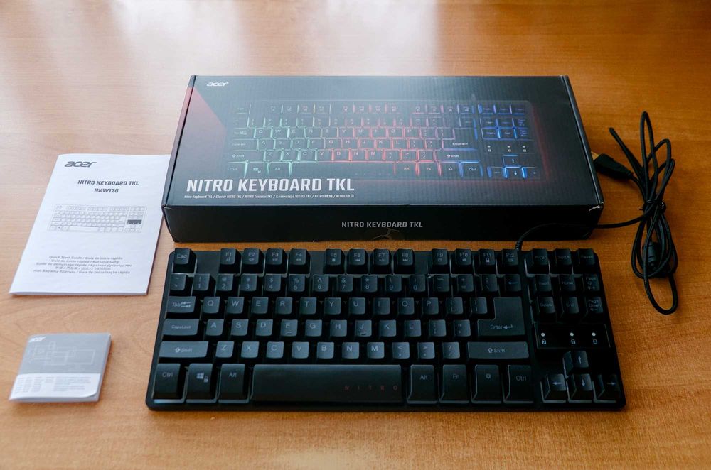 Klawiatura gamingowa ACER NITRO TKL NKW 120 (PL Qwerty, RGB)