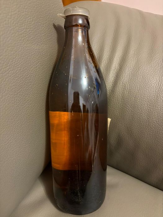 Stary ocet prl pełna butelka