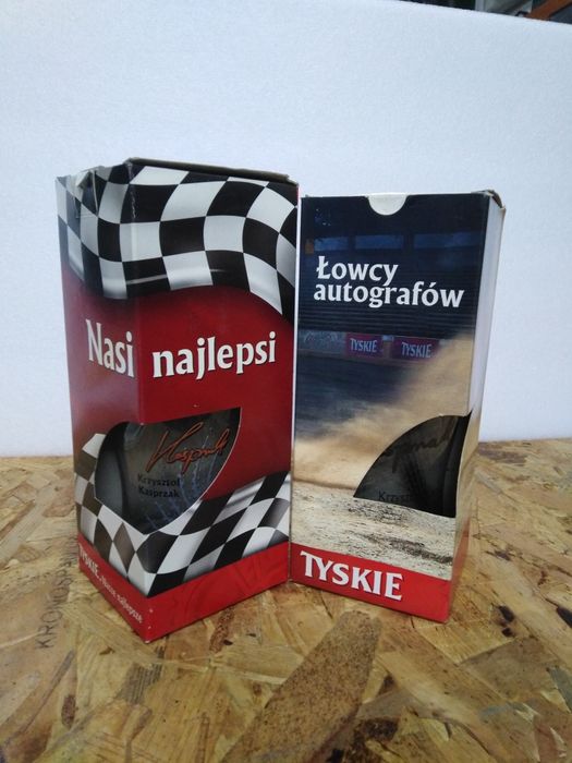 Kufle Szklanka Tyskie żużel łowcy autografów