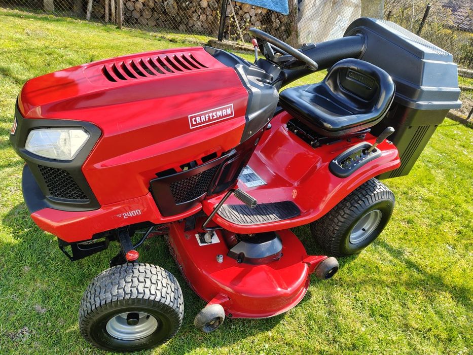Craftsman T2400 19KM Automat Kosiarka Traktorek Husqvarna John Deere Kosz Pompą Oleju