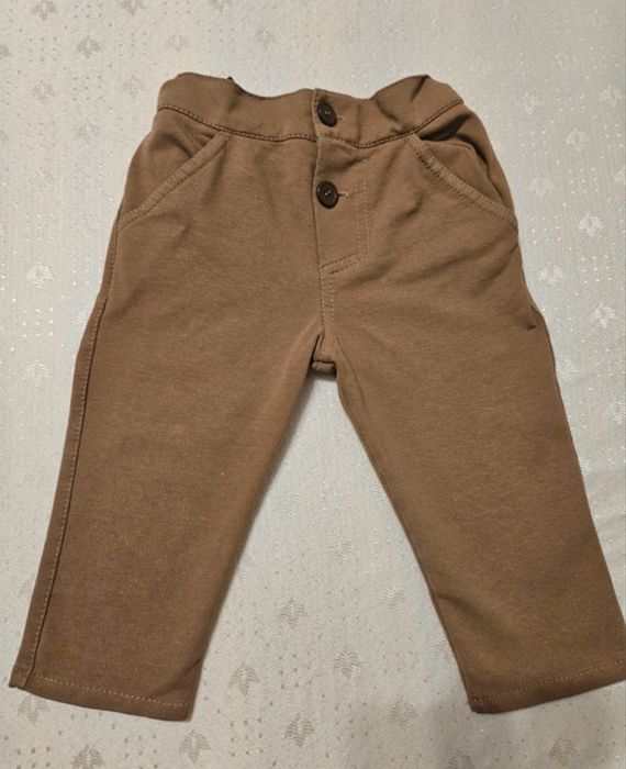 Komplet na chrzest rozmiar 74 dla chłopca zimowy ocieplane kurtka