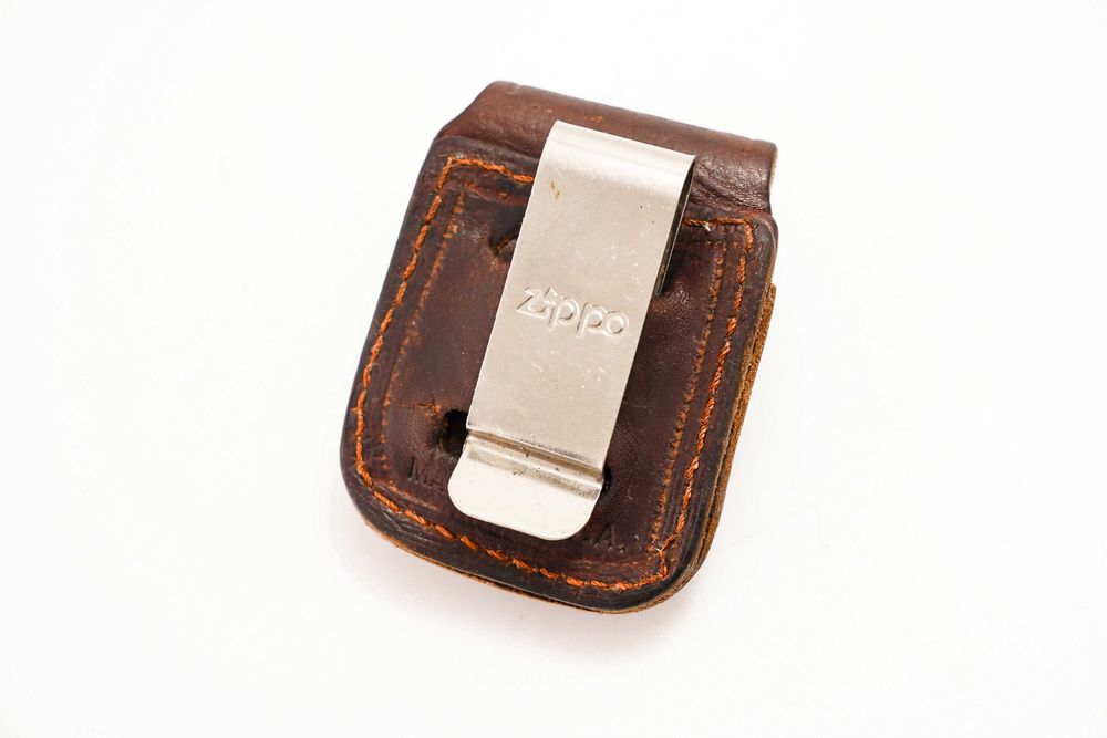 Кожаный чехол Zippo (Оригинал, Made in USA) для зажигалки