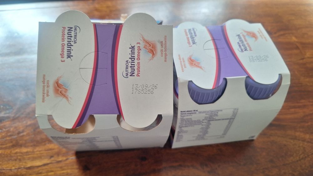 Nutridrink protein omega 3, sprzedaję 7 sztuk po 125 ml
