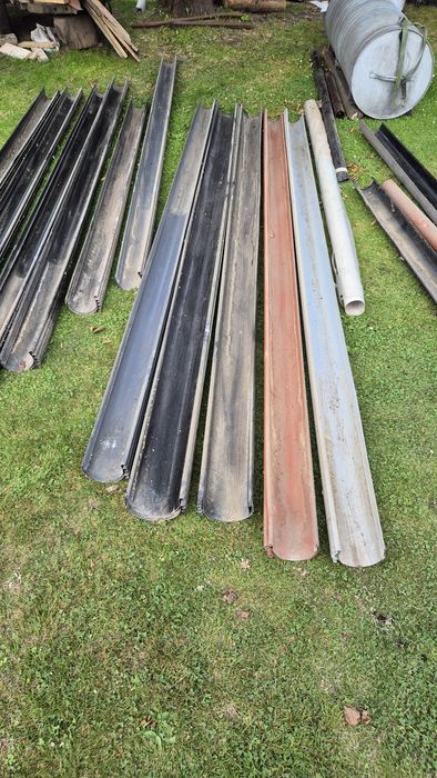 Rynna metalowa 125 mm, długość 4 m