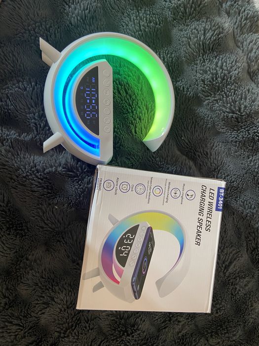 Колонка, нічник і зарядка 3в1