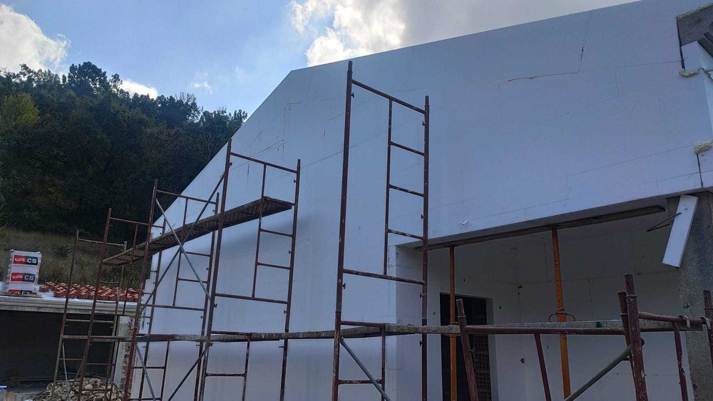 Moradia em fase de construção