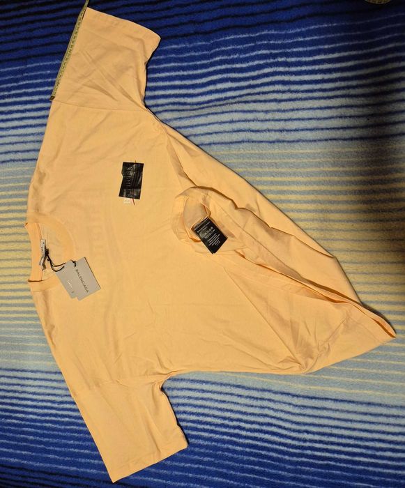 NOWOŚĆ Nowy koszulka tshirt bezowa Balenciaga Paris super JAKOŚĆ M