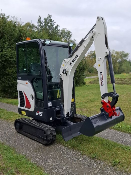 Bobcat E19 Minikoparka 2T 2017r 2 łyżki. Rozsuwane Podwozie! Polecam!