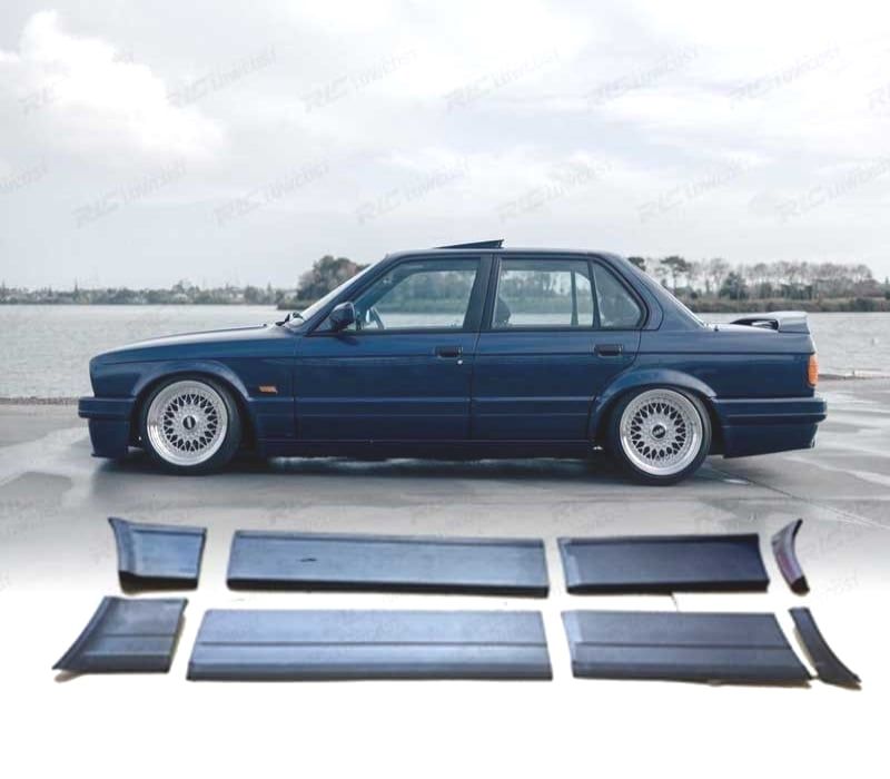 MOLDURAS DE PORTAS BMW E30 4 PORTAS 82-90 LOOK M TECH 2 ABS