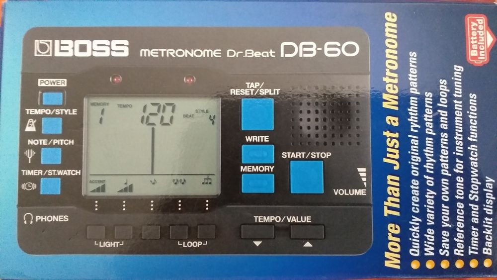 Metrónomo Digital Boss DB-60 Dr. Beat64584501965699120