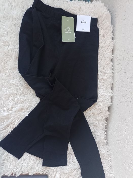 Лосини, легінси H&M, 146 см, набір з 2 штук
