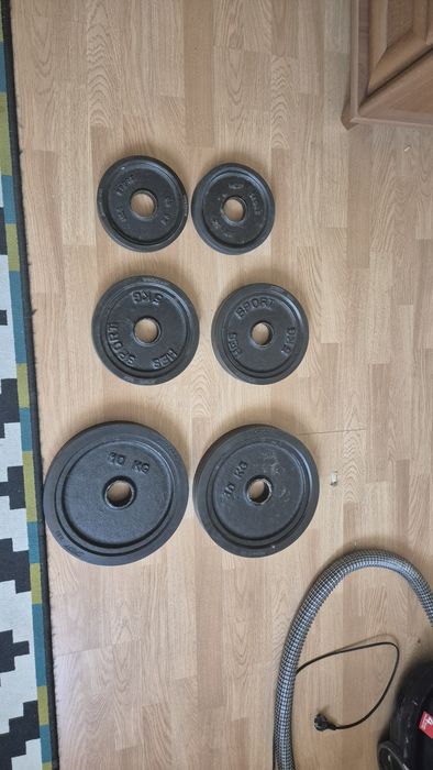 Żeliwne obciazenie talerze hes 10kg 5kg 2.5kg 50mm