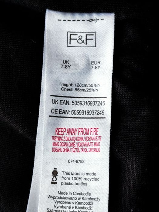 Хутряна куртка (бомпер) для дівчинки F&F p.122. Меховой бомпер