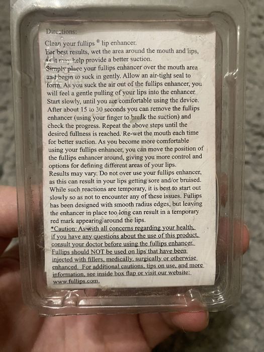 Пампінг для збільшення губ Fullips Fuller Lips in Seconds