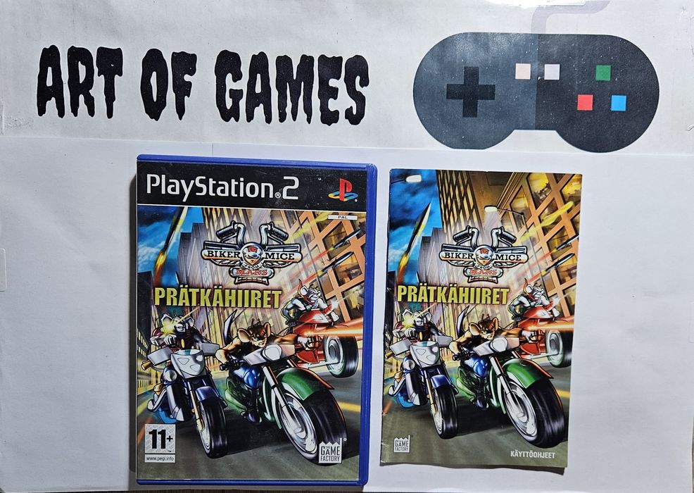 Biker Mice from Mars Ps2 Playstation 2 Moto Myszy z Marsa Motomyszy